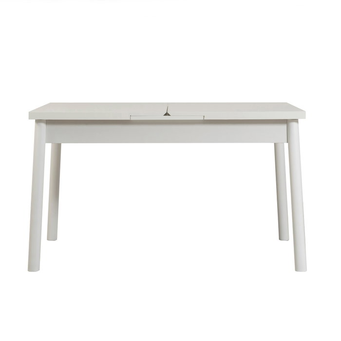 Hanah Home Santiago White-Stone Conjunto de Mesa de Comedor Extensible y Sillas Hanah Home Santiago White-Stone Conjunto de Mesa de Comedor Extensible y Sillas